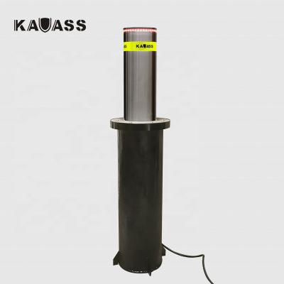 China 304 Stainless Steel Automatic Hydraulic Electric Rising Retractable Bollard For Accrss Control for sale