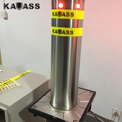 China 304 Stainless Steel K4 Auto Stable Cover Cost Effective Rising Pneumatic Bollard for sale