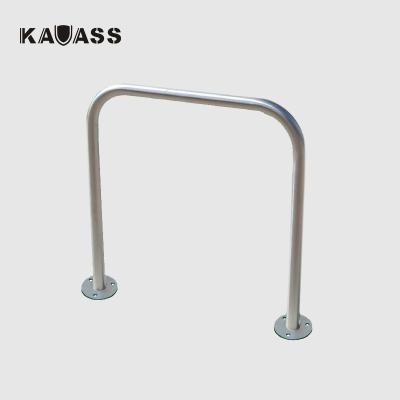 China Stainless Steel Steel Surface Mounted Steel Sheffied Cycle Circle Bike Rail for sale