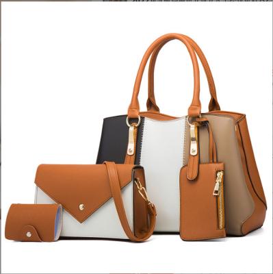 China Newest High Quality Fashion Handbag Set For Women Luxury Bag Set Women Purses And Handbags 4 Pcs 2022 for sale