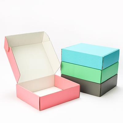 China Recyclable Custom Luxury Small Cosmetic Recycled Paper Box Custom Printed Cardboard Shipping Gift Packaging Cardboard Corrugated Paper Box for sale