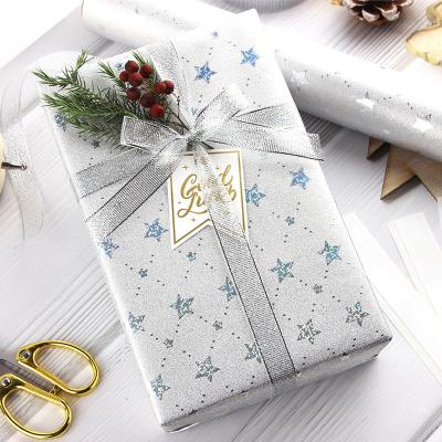 China Factory Supply Custom Paper Moisture Proof Wrap Paper Roll Wrapping Paper Christmas Gift Cardboard Gift Wrapping Paper Factory Supply for sale