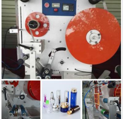 China Energy Saving Semi Automatic Bottle Labeler / Bottle Sticker Machine for sale