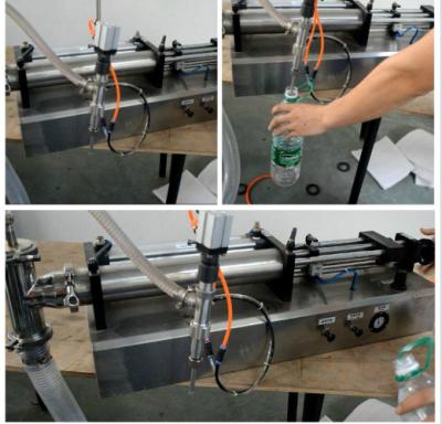 China Energy Saving Semi Automatic Bottling Machine / Semi Automatic Bottle Filler for sale