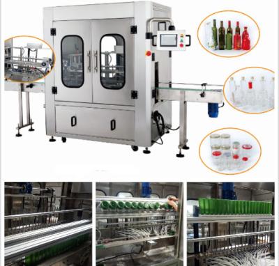 China Industrial Automatic Bottle Washing Machine 0.6~0.8Pma Clean Air Source for sale