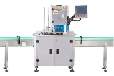 China Mitsubishi PLC 1.1KW 304SS Tin Cans Filling Sealing Machine for sale