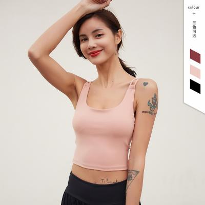 China QUICK DRY OEM Custom Breathable Sweat Sweat Yoga Sport Routine Wear For Women Fitness Sleeveless Tank Top for sale