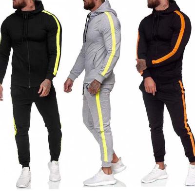 China High Quality Breathable Fashionable Sweatsuits Long Sleeve Hooded Fitness Gym Wears Sports Wear Wholesale Casual 2 Piece Pants Tracksuit Sets for sale