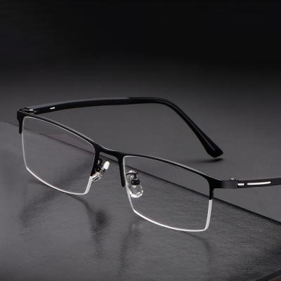 China 2022 Business Official Mens Designer Vintage Titanium Glasses Frames Titanium Air Eyeglass Frames for sale