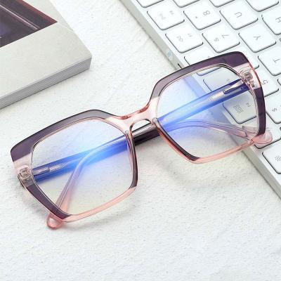 China Fashion Sexy Luxury Square TR90 Eyeglasses For Women Men Shape Myopia Prescription Glasses Eyesight Optical Eyewear for sale