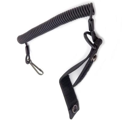 China Hunting Heavy Duty Tactical Elastic Lanyard, Airsoft Safe Quick Recoil Spring Gun Sling, Outdoor Tactical Elastic Nylon Gun Sling for sale