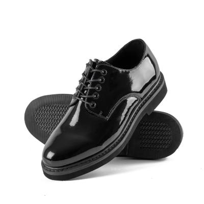 China Anti-Smell Office Shoes Genuine Leather Shining Stylish Shoes Black Shiny Shoes For Man for sale