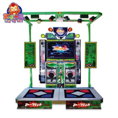 China Hot Selling Coin Operated Dancing Revolution Arcade Indoor Music and Game Dancing Machine for Sale 250*245*270cm for sale