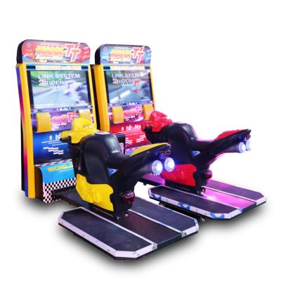 China Coin Operated Super Motor Visual Car Racing Driving Simulator Arcade Motorcycle Racing Game Machine 205*235*210cm Te koop