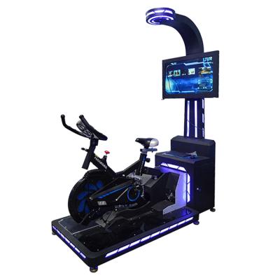 China 9D VR Game Machine 9D VR Dynamic Virtual Electric Bike 170*80*235cm for sale