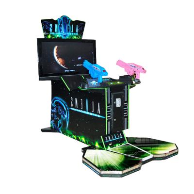 China Arcade Game Machine Gun Shooting Coin Operated Games For Sale Aliens 2 Player Shooting Game 125*81*160cm for sale