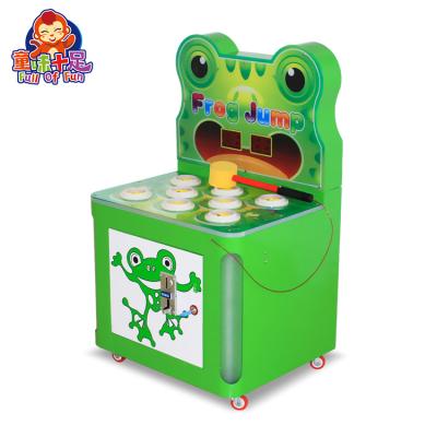 China Metal+Acrylic Children Hitting Hammer Frog Whac Mole A Mole Redemption Game Machine Automatic Hammer Arcade Game Machine à venda