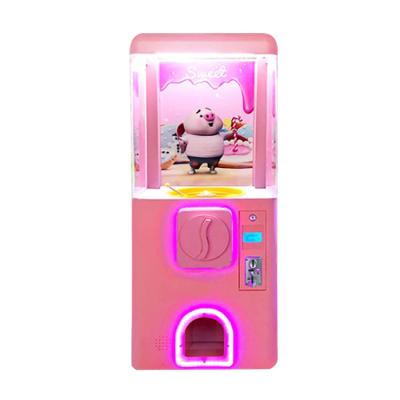 China Colorful coin oprated kiddid toys vending machine amusement equipment gashapon machine 152*59*49cm for sale