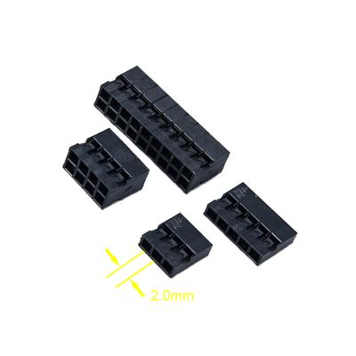 China Custom electronics dupont-3p 2.0 row dupont-3p single and double connector 2.0 for sale