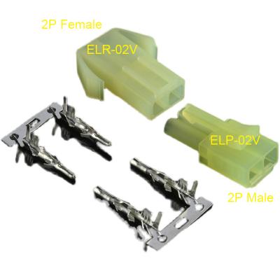 China electronics slf-01t-p1.3e slm-01t-p1.3e elr-02v elp-02v crimp connectors EL wire to wire connector 3 pin for sale