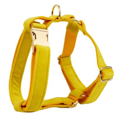 China Personalized Popular Luxury Designer Custom Tough Lightweight Reversible Personalized Sublimation Soft Velvet Dog Leash and Harness for sale