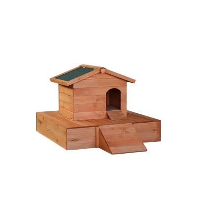 China Sustainable Duck House Outdoor Drift Water Wood Products for sale