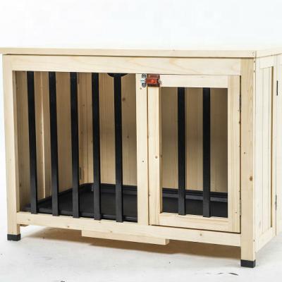 China Durable Animal Enclosure Wooden Crate Pet Cage Cat Shelter Portable Outdoor Folding Portable Indoor Dog Kennel for sale