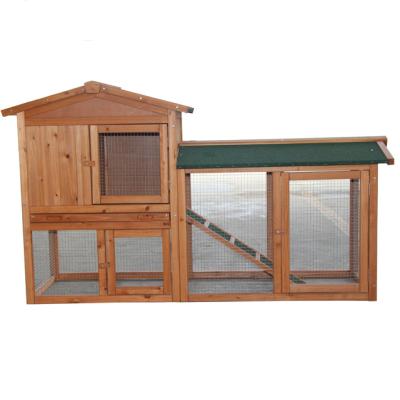 China Beautiful Viable Wholesale Wooden Rabbit Cages for sale