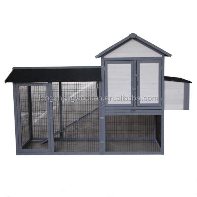 China Sustainable Outdoor Waterproof Treatment Wooden Pet House Chicken House With Run for sale