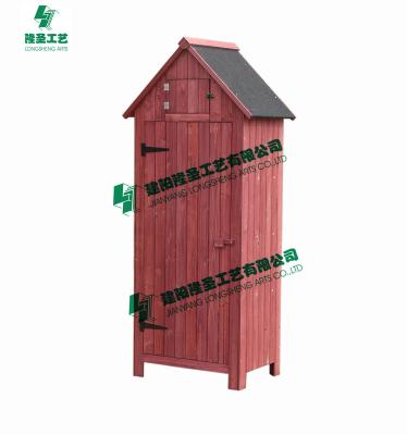 China Easily Gathered Waterproof Wooden Garden Storage Cabinet for sale