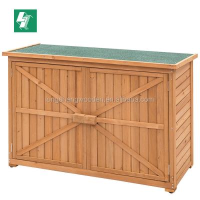 China Easily Gathered Garden Lawn Outdoor Wood Storage Shed Tools Utility Organizer for sale