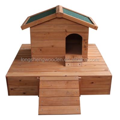 China Wooden Float Duck House Eco - Friendly Water Sustainable for sale