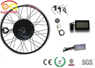 中国 高速電力の自転車のキット、後部ハブのLCD表示が付いている電気バイクのキット 販売のため