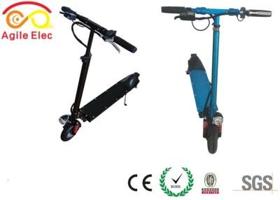 China Lightest Stand On Kids Electric Scooter Foldable With LED Light Control Unit for sale