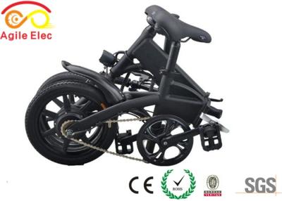 China Convenient Electric Foldable Bike , Fashionable Mens Electric Bikes Folding Type for sale