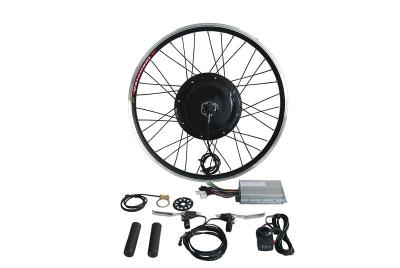 China All In One Brushless Geared Hub Motor Kit Electric Bike Parts With Double Wall Alloy Rims for sale