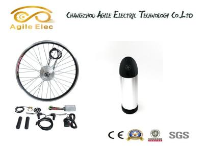 China 350W Black Hub E-Bike Wheel Motor Kit With Water Bottle Type Battery​ for sale