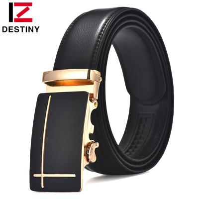 China Fashion Custom Automatic Mens Gold Silver Buckle Business Logo Designer Casual Leather Belt for sale