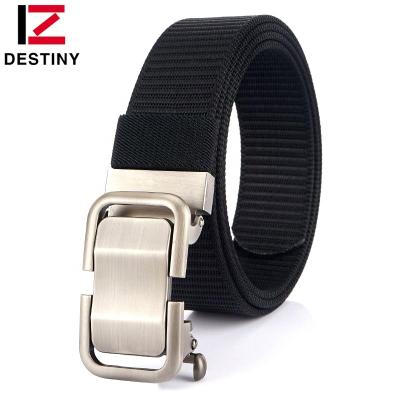 China 2020 Hot Selling Business Custom Fashion Buckle Military Designer Nylon Fabric Tactical Automatic Belt for sale