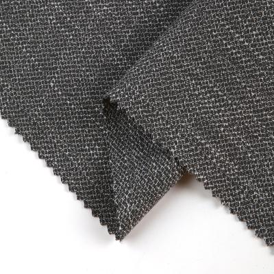 China High Quality Apparel Winter Polyester Fabric Anti - Static Viscous Wool Like Fabric for sale