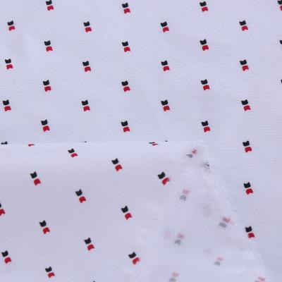 China Shaoxing Anti-Static Factory Produces Comfortable Braided Design Printed TR Fabric For Shirts for sale