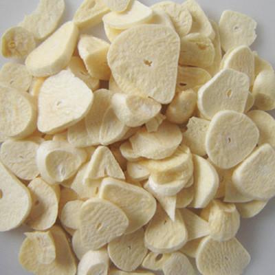 China Healthy Freeze Dried Food Wholesale White Freeze Dried Garlic Slices for sale