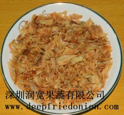 Cina Foreign Material Absent Deep Fried Onion Strings  No Sugar / Additive in vendita