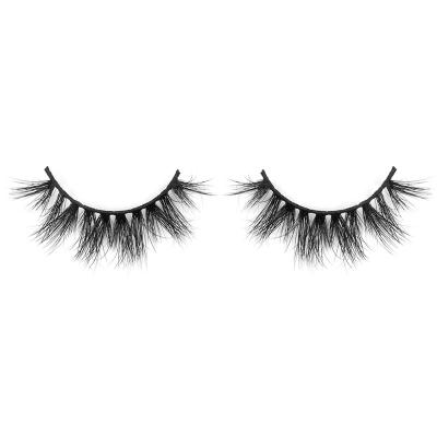 China Natural Hot Tapered Style 15mm Mink Lashes Wholesale Bulk 3d Mink Eyelashes for sale