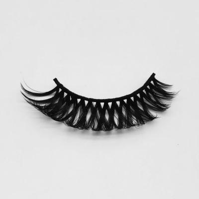 China Natural Imitative Graft Long D Distorted False Eyelashes 3d False Mink Factory Wholesale for sale