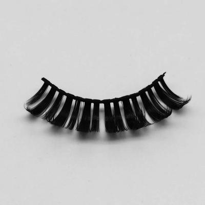 China Natural Long 3D False Mink Lashes Imitative Graft D Deformed Lashes Wholesale Fake D Lashes Curl Faux Mink Lashes for sale