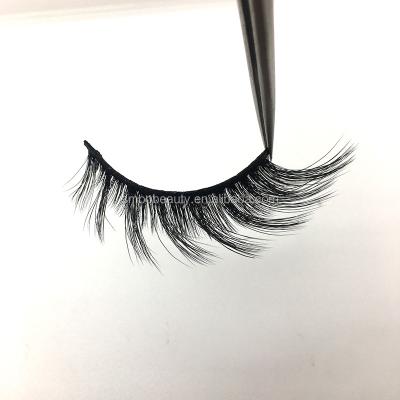 China L Faux Cunning Mink Eyelashes Top Quality L Loop Design South Korean Fiber Loop Wing Effect Eyelashes Silk Lashes for sale