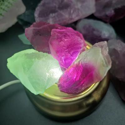 China China wholesale high quality natural purple flourite crystal stone green gemstone for sale for sale