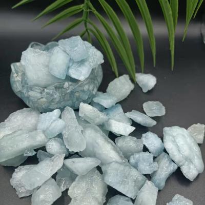 China China high quality raw crystal stone healing blue green gemstone for decoration for sale