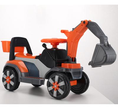 China Wholesale Popular New Design Eco-friendly Material Rid On Toy Car Four Wheels Excavator Slide Car Kids Ride On Mini Toys Truck For Sale for sale